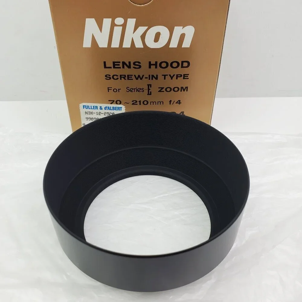 Nikon Lens Hood HN-24 Vintage Screw-In Type Series E Zoom 70-120mm f/4 Box NOS
